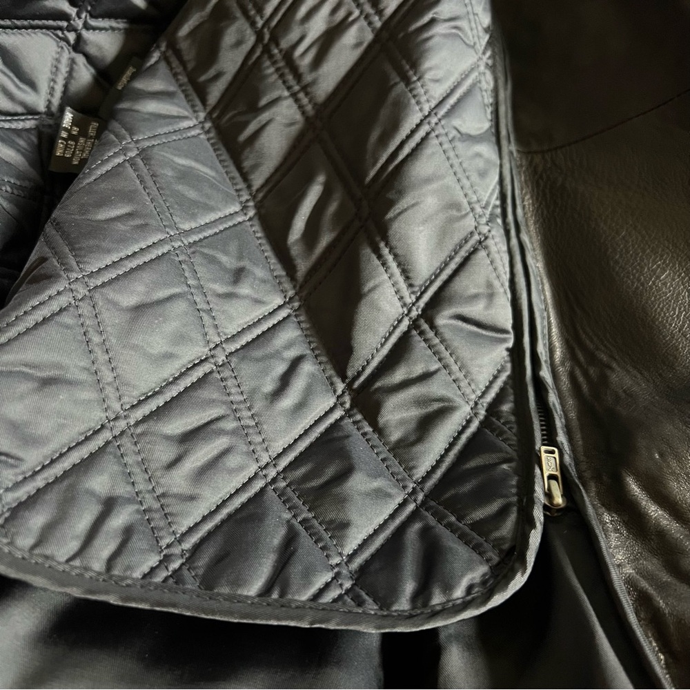 NOS Leather Limited Black Coat Thermolite Active Removable Insulation Women’s L - Picture 6 of 15